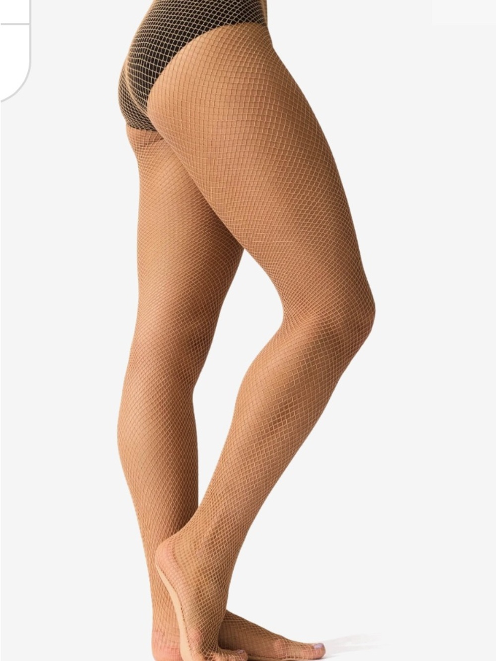 BNWT Capezio Professional Fishnet Seamless Tights, size XL